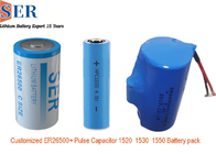 ER26500 SPC1530 HLC1550A HPC1550 Li SOCL2 Pil Paketi IOT Ürünü İçin Hibrit Darbe Kapasitör