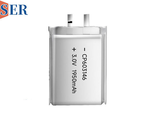 CP603146 ​​Birincil Lityum Pil 3v Ultra İnce Li-MnO2 Kese Hücresi Uzun Raf Ömrü