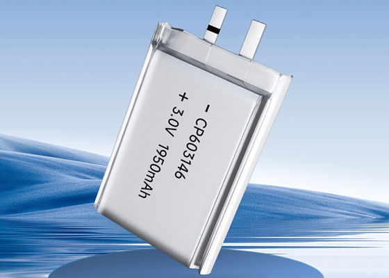 CP603146 ​​Birincil Lityum Pil 3v Ultra İnce Li-MnO2 Kese Hücresi Uzun Raf Ömrü