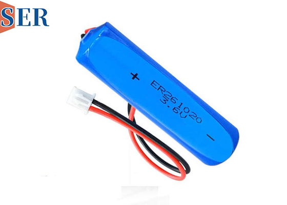 ER261020 Yüksek Kapasiteli Li SOCL2 Pil 3.6V CC Büyük Boyutlu ER Pil