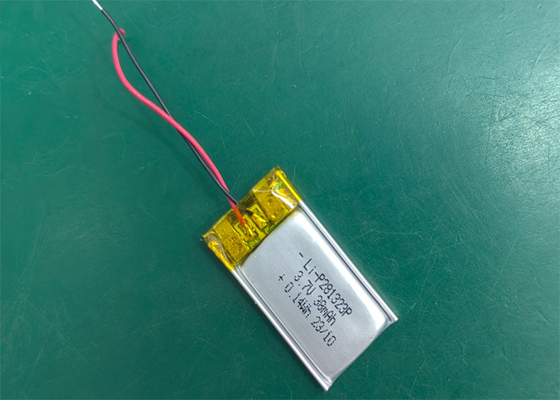 LP281323 kablosuz kulaklık için FPC kablosu ile 3.7v 38mAh şarj edilebilir lityum polimer pil