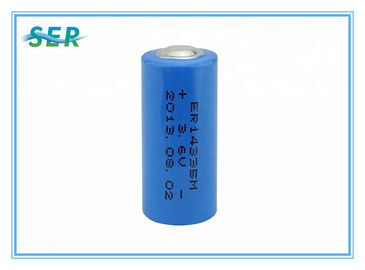 Spiral Tip 3.6V 1200mAh Lityum Birincil Pil 2/3AA Boy ER14335M Su Isıtma Ölçer için