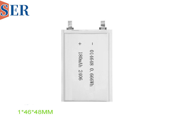 Akü Fabrikası Tedarikleri 3.7v Şarj edilebilir Elektronik Cihazlar için Ultra İnce Polimer Lityum Akü 014648