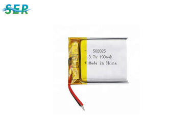 Küçük Lityum İyon Polimer Pil 502025 3.7V, Lityum Polimer Hücreler 210mAh