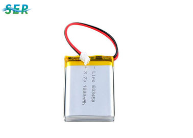 PCB / Tel ile Uzun Çevrim Ömrü Şarj Edilebilir Lityum Polimer 603450 3.7V 3300mah