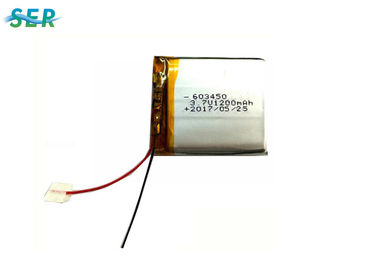 PCB / Tel ile Uzun Çevrim Ömrü Şarj Edilebilir Lityum Polimer 603450 3.7V 3300mah