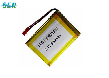 MP3 / GPS için Şarj Edilebilir Lityum Polimer Pil Lipo Paketi 3.7 Volt 623048