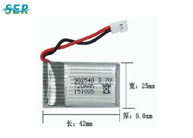 Yüksek Güçlü 3,7 Volt Drone Pili, 902540 Drone Lityum İyon Pil, PCB PCM'li