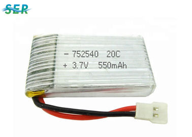 3.7V 550mAh 20C Oranı RC Uçak Bataryası, Helikopter Mikro Drone Bataryası 752540 702030 Hobi