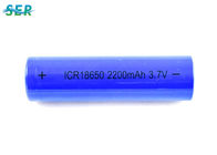 Uzun Çevrim Ömrü Lityum İyon Pil 18650 3.7V 2200mah Şarj Edilebilir ICR18650 Hücre