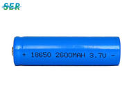 Lambalar / Fenerler için Yüksek Boşaltma Pili Şarj Edilebilir Lityum İyon 18650 3.7V 2600mah