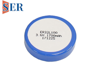 ER32L100 Düğme Pil Yüksek Sıcaklık Gofret Tipi ER32100T 1/6 D Birincil Lityum Tiyonil Klorür Pil