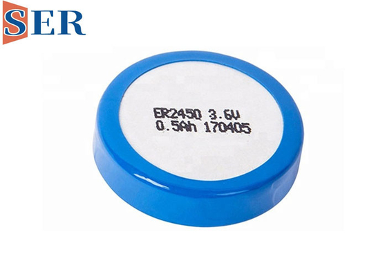 MSDS Tokalı Tip ER2450 Li SOCl2 Pil ER2450T Gofret Hücreleri