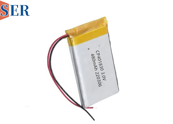 Yeniden şarj edilemeyen Soft Pack Li Mno2 Pil CP401830 3.0V 400mah İdrar sensörü için