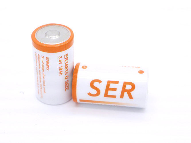 LS33600 / ER34615 D boyutu 3.6V 19000mAh R20 Lityum birincil Li-SOCI2 Pil