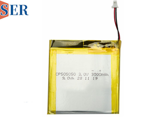 IoT için CP505050 Ultra İnce Pil 3.0V Esnek LiMNO2 Yumuşak Paket Pil