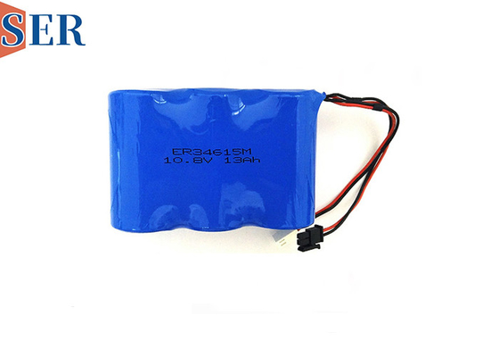 Özelleştirilmiş Li-SOCL2 pilleri 10.8V 8500mAh ER26500 3S1P Vakum Sızıntı Detektörü için Lityum Birincil Pil Paketi
