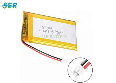 Li - Po 3.7 Şarj Edilebilir Lityum Pil 654065
