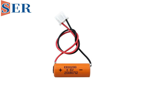 ER10280 Li SOCL2 Pil 500mAh 3.6V 2/3AAA Boyut Lityum ER10/28