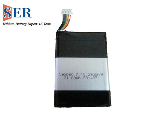 Lityum Polimer Pili Özelleştirme 7.4V Lipo 595080 BQ27200 Lityum İyon Polimer Hücre