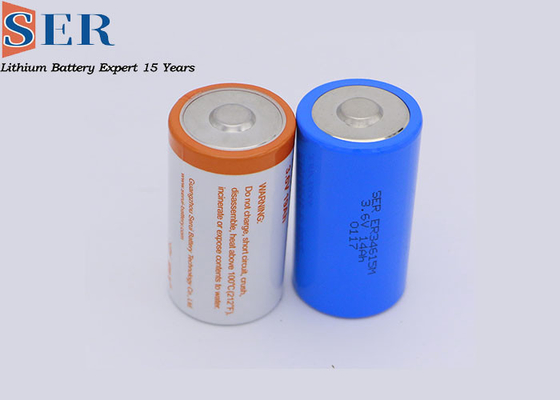 ER48660 3.6V Lityum Tek Kullanımlık ER Li SOCL2 Pil Silindir Şeklini Özelleştirme