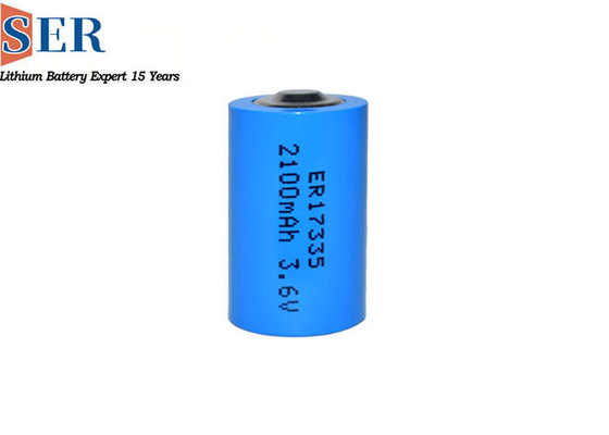 MSDS Li SOCL2 Pil ER17335S Yardımcı Ölçer 3.6 Volt Birincil Yüksek Sıcaklık Lityum Hücre
